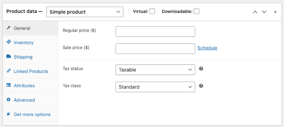 Woocommerce Set price