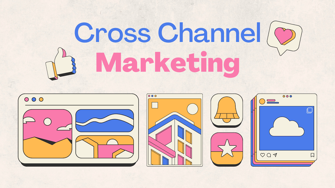 Cross Channel Marketing Illustration